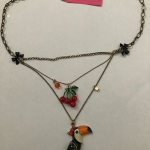 Betsey Johnson Toucan necklace